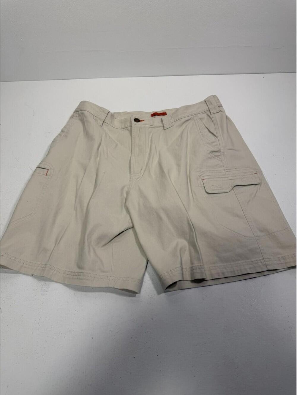 Berkley Jensen Cargo Shorts, Tan Palm Trees, Men Size 38 EUC [COPY]